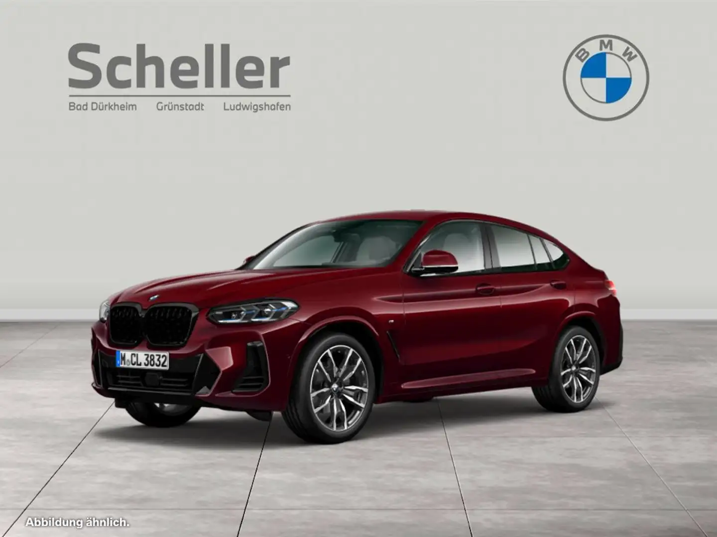 BMW X4 xDrive20d M Sportpaket Head-Up DAB LED WLAN Rot - 1