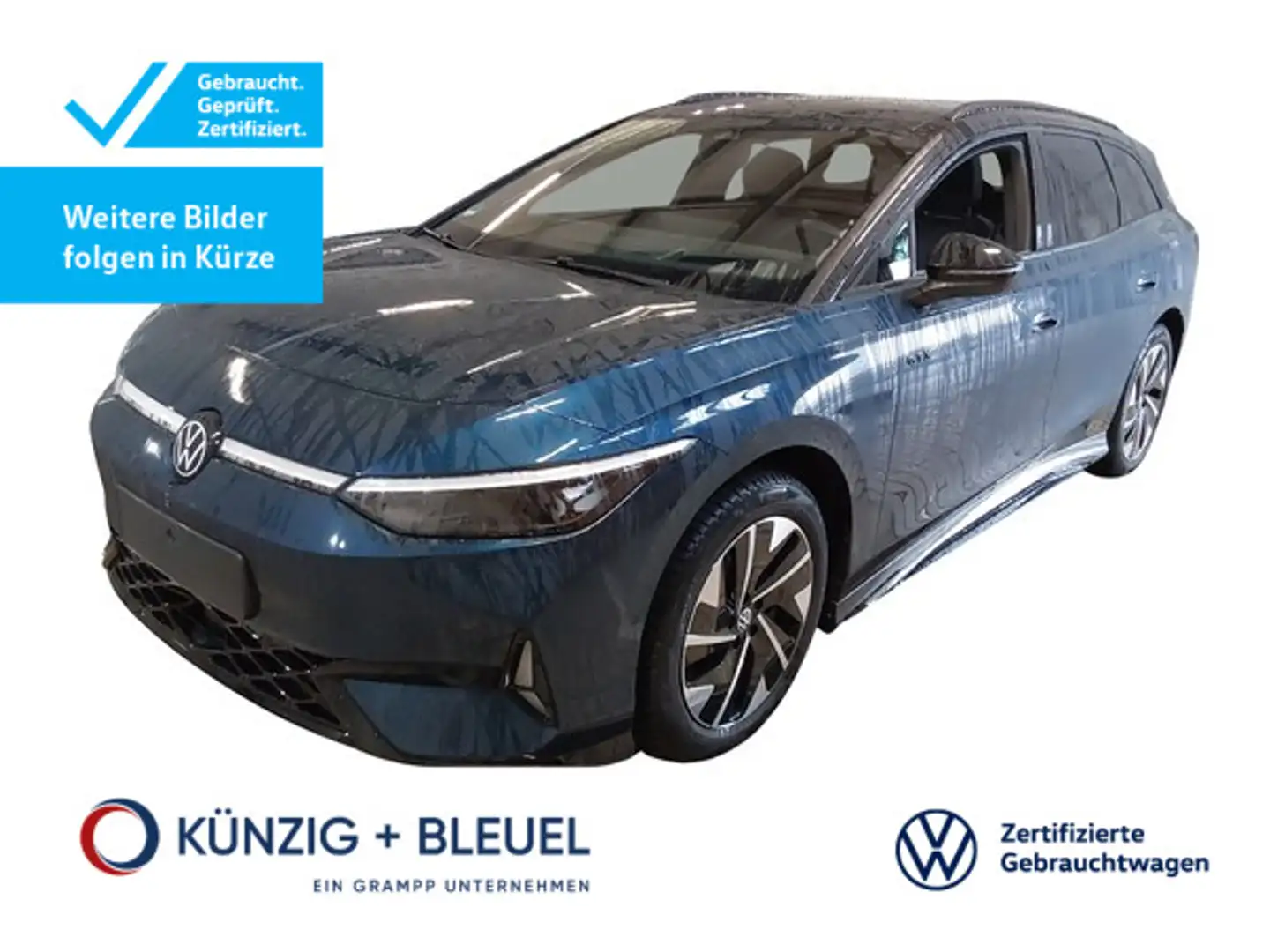 Volkswagen ID.7 Tourer GTX +WÄRMEPUMPE+AHK+KAMERA+ Blau - 1