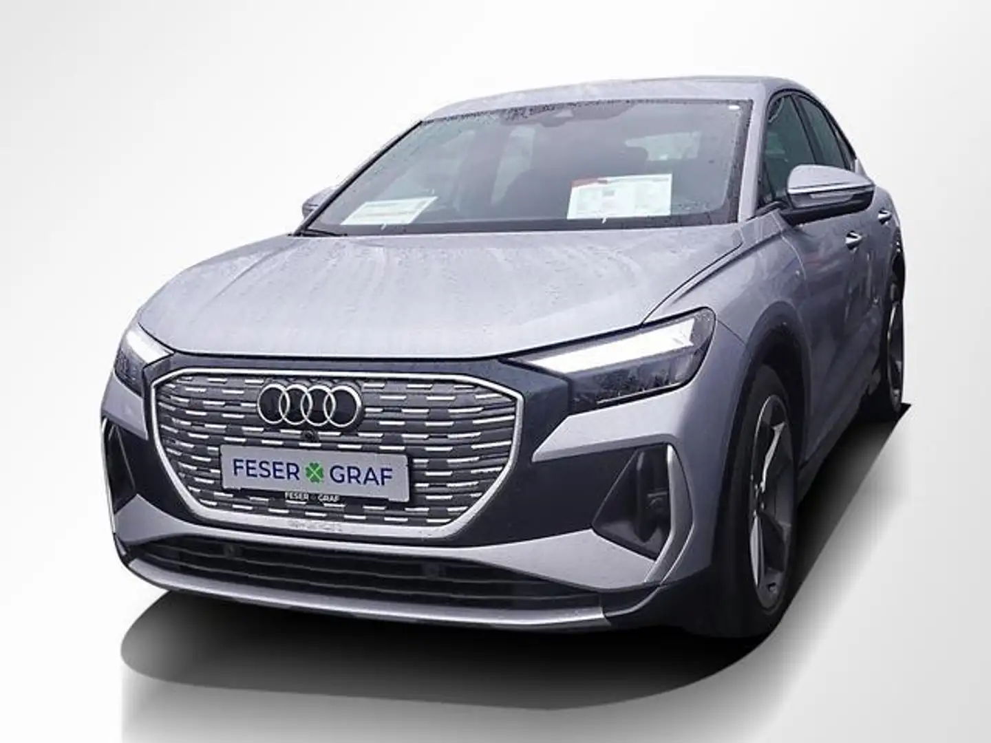 Audi Q4 e-tron Sportback 40 S line Ext. RüKa Sitzh. Silber - 1