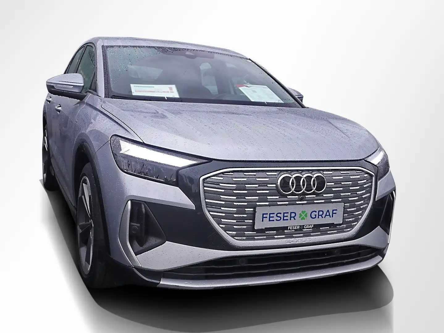 Audi Q4 e-tron Sportback 40 S line Ext. RüKa Sitzh. Silber - 2