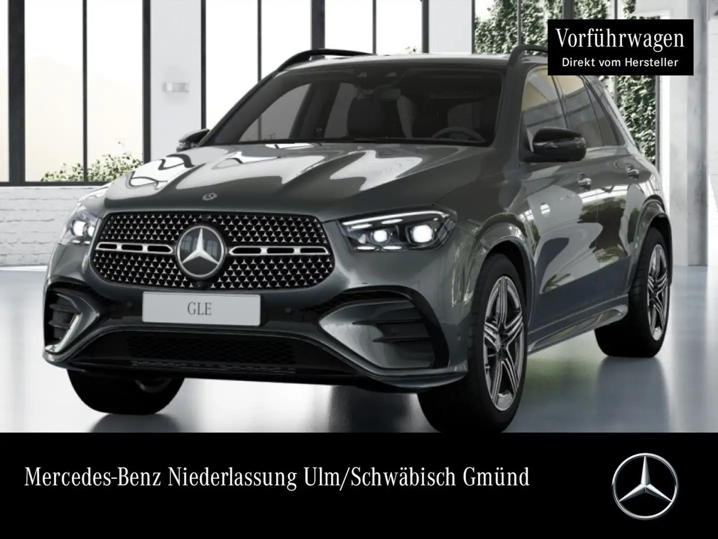 Mercedes-Benz GLE 350 de 4M AMG+NIGHT+PANO+360+AHK+MULTIBEAM+9G Grau - 1