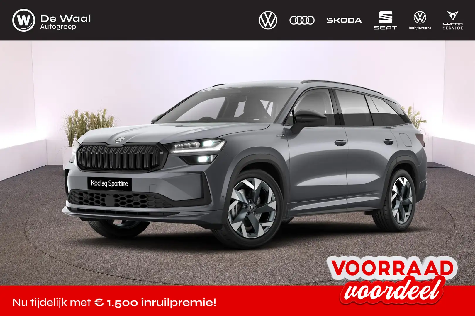 Skoda Kodiaq Sportline Business 1.5 TSI DSG PHEV Gris - 1