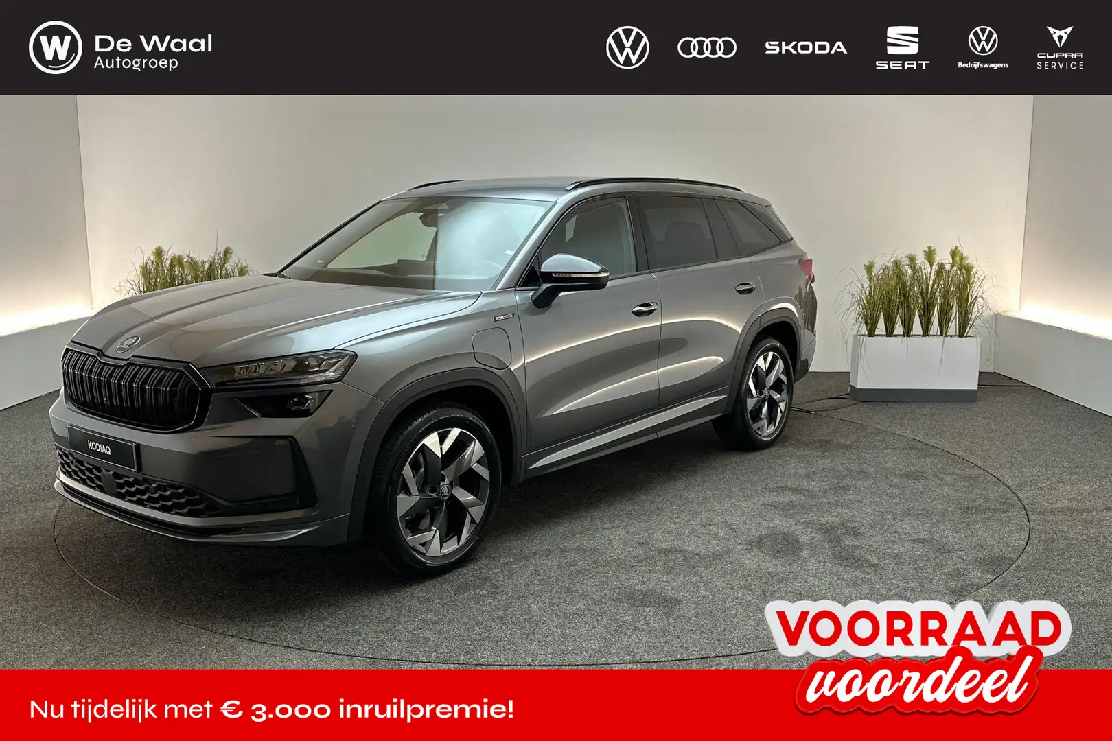 Skoda Kodiaq Sportline Business 1.5 TSI DSG PHEV Gri - 1