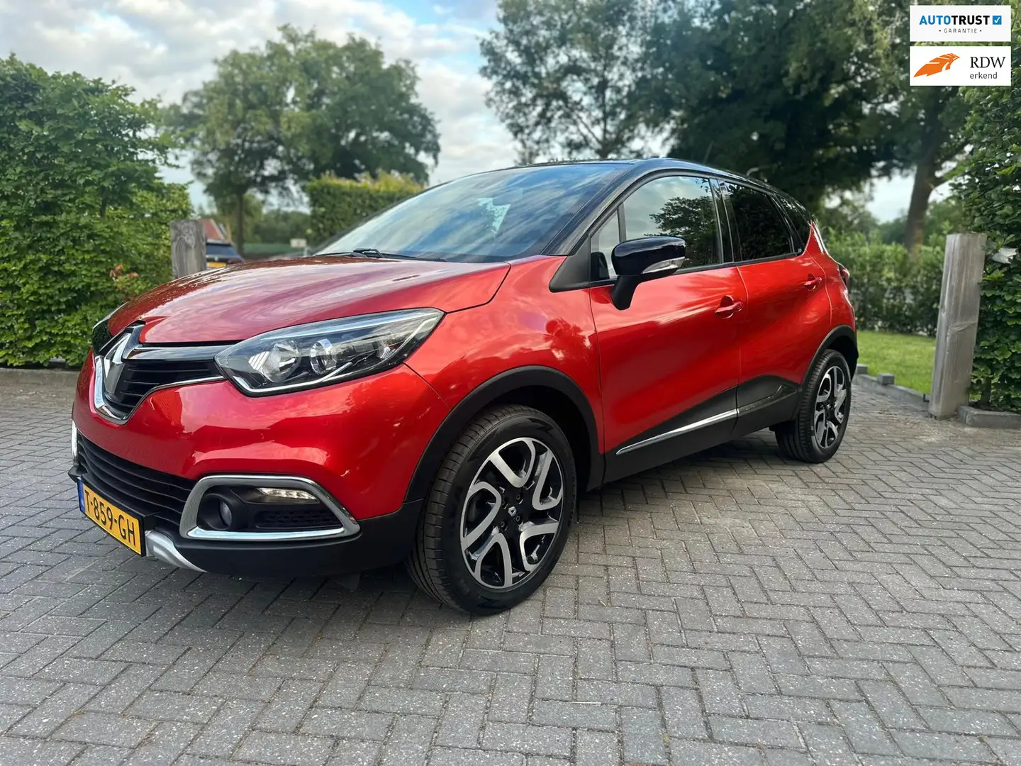 Renault Captur 0.9 TCe XMOD| Trekhaak| Camera| R-Link| Stoelverwa Rood - 1