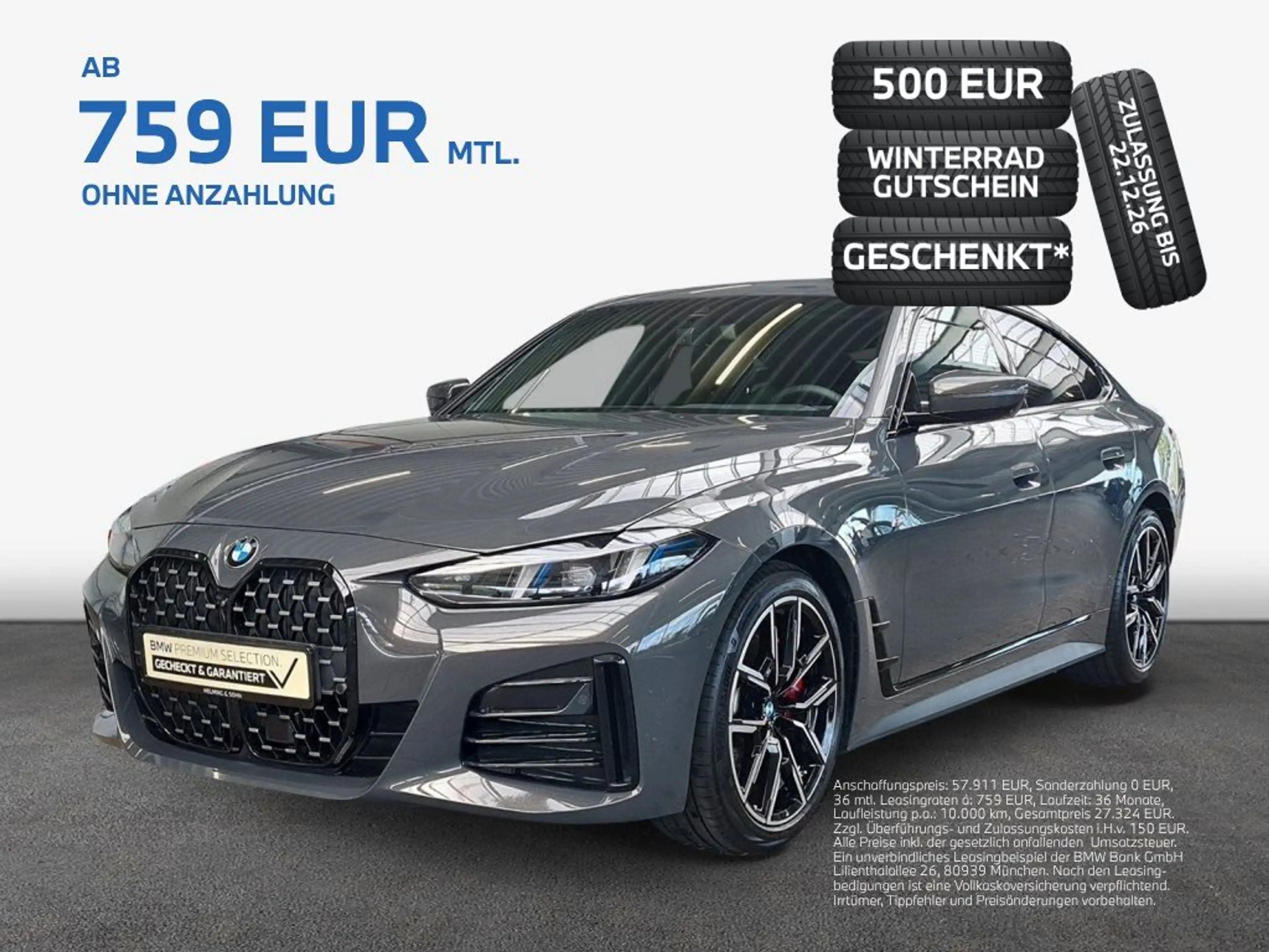 BMW 430 d xDrive Gran Coupé M-Sport Finanz. ab 1,99%