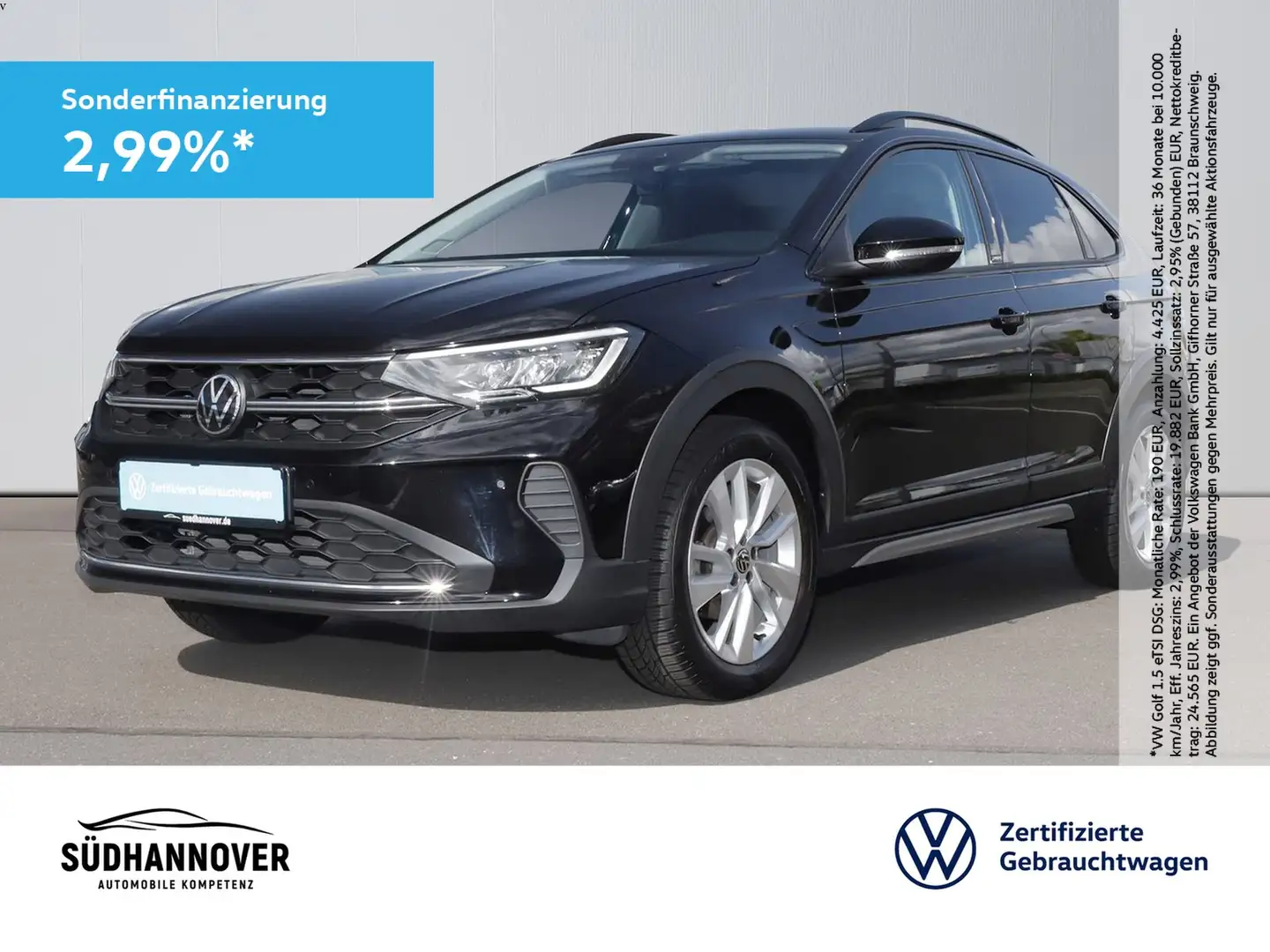 Volkswagen Taigo Move 1.0 TSI LED+CLIMA+SHZ+PDC+KAMERA Schwarz - 1