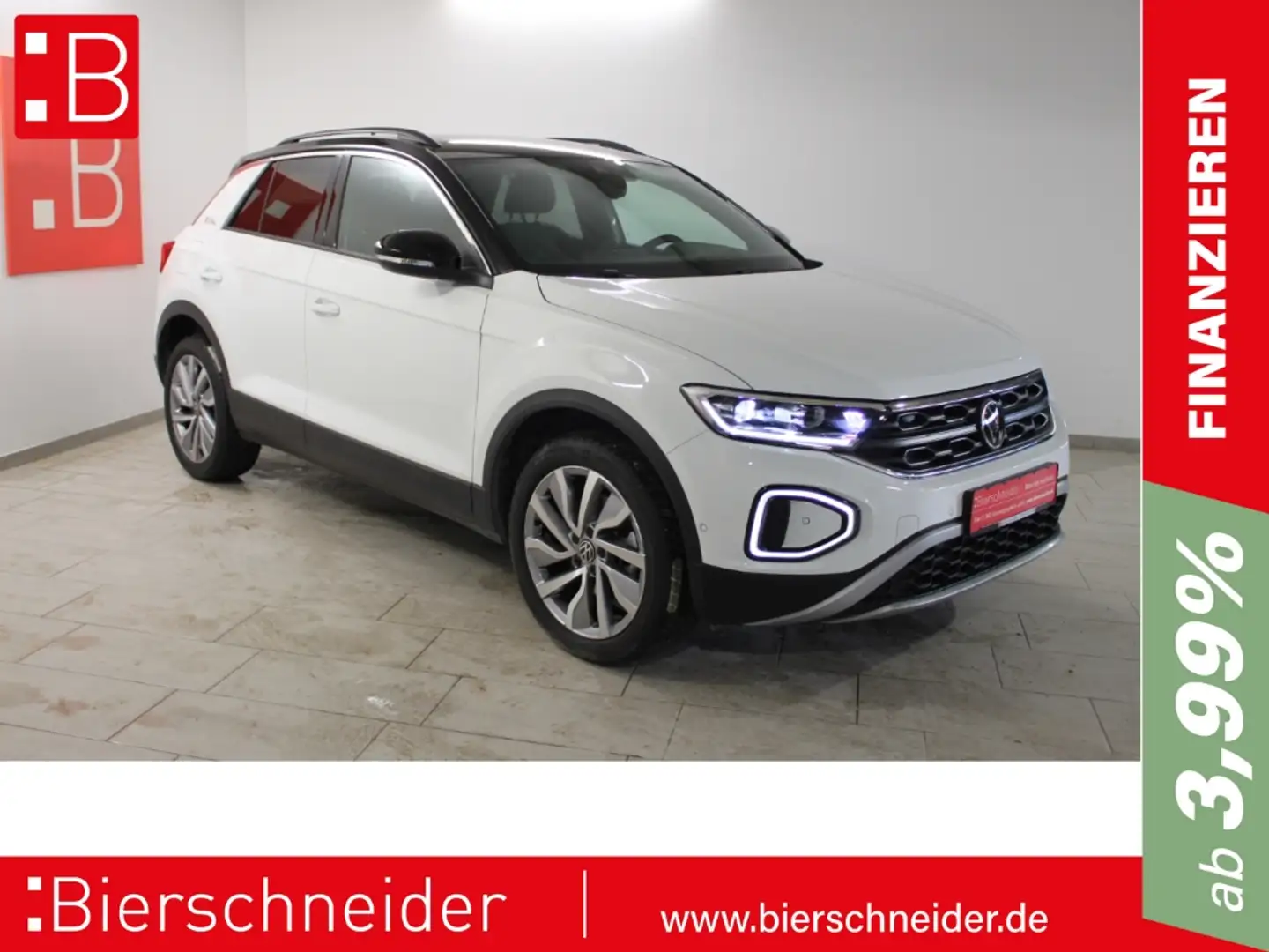 Volkswagen T-Roc 2.0 TDI DSG GOAL 18 AHK KAMERA NAVI Weiß - 1