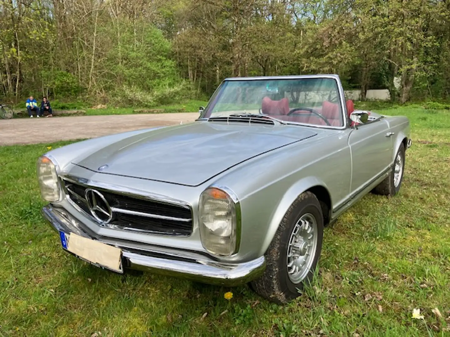 Mercedes-Benz SL 230 Cabrio mit Stoffdach und Hardtop Silber - 2