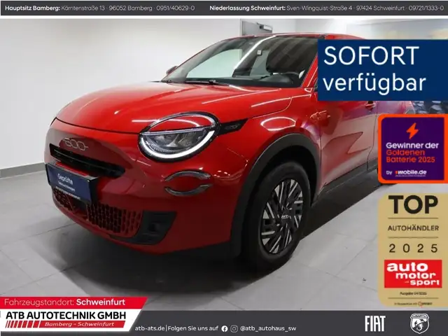Fiat 600 1.2l Hybrid 125 Jahre Edition Navi LED ACC Apple C