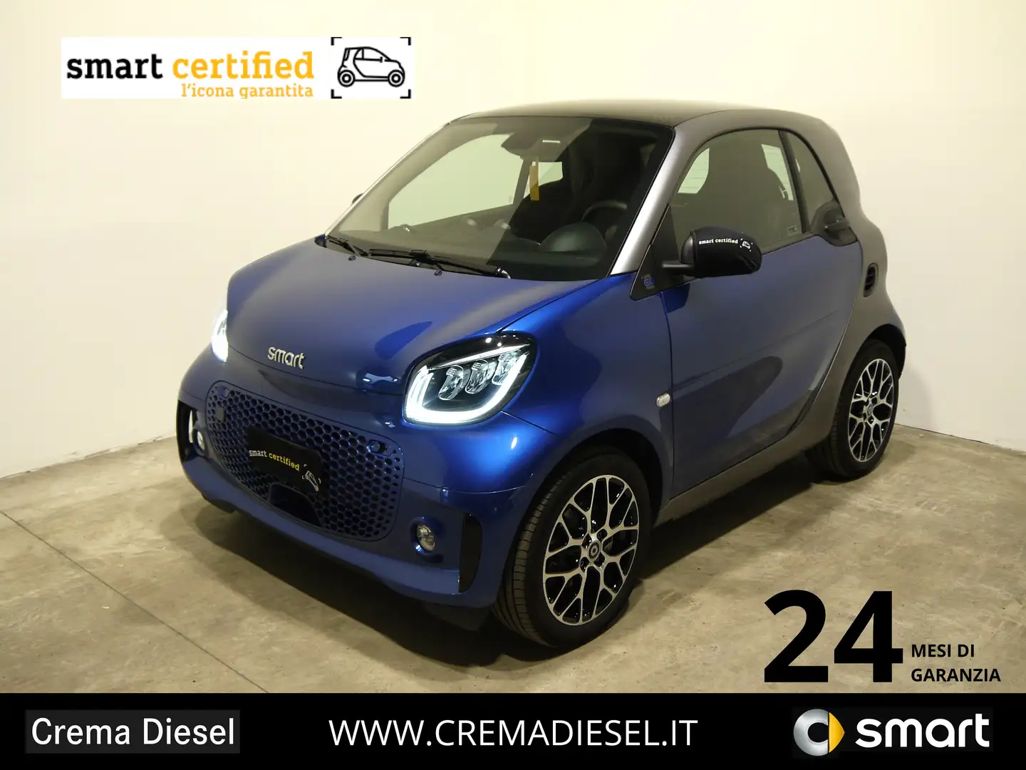 smart forTwo Fortwo EQ Prime 22 kW Blue - 1
