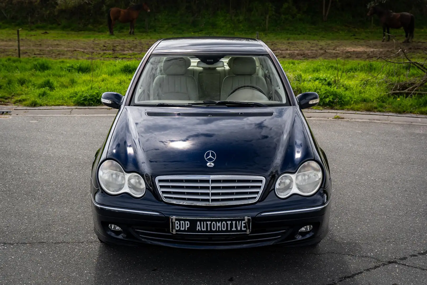 Mercedes-Benz C 280 Elegance Lage KM stand | Leer | NL Auto Blau - 2