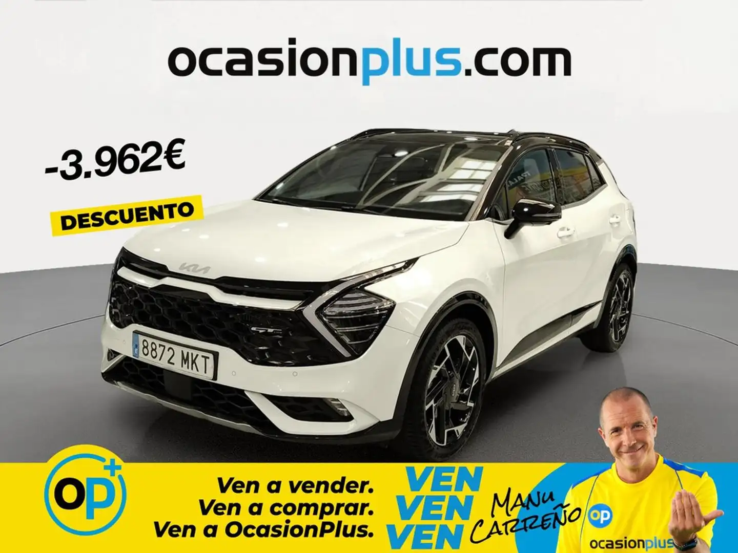 Kia Sportage 1.6 T-GDi MHEV GT-line DCT 150 Blanco - 1