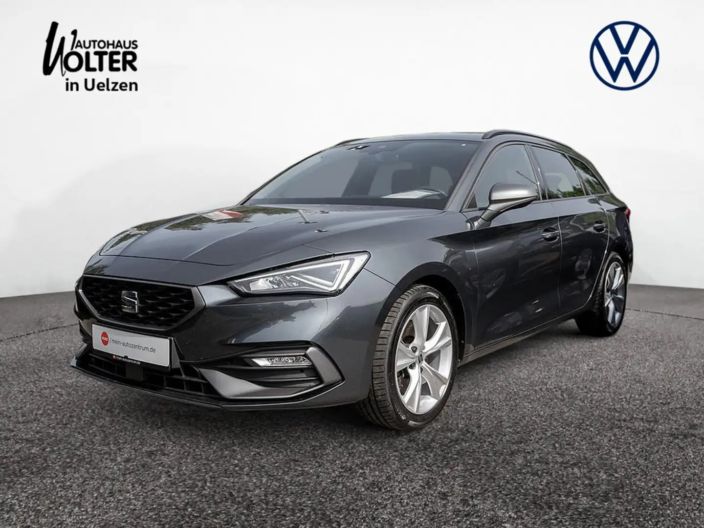 SEAT Leon ST 1.5 eTSI FR AHK Sthzg Kam LED Navi Grau - 1