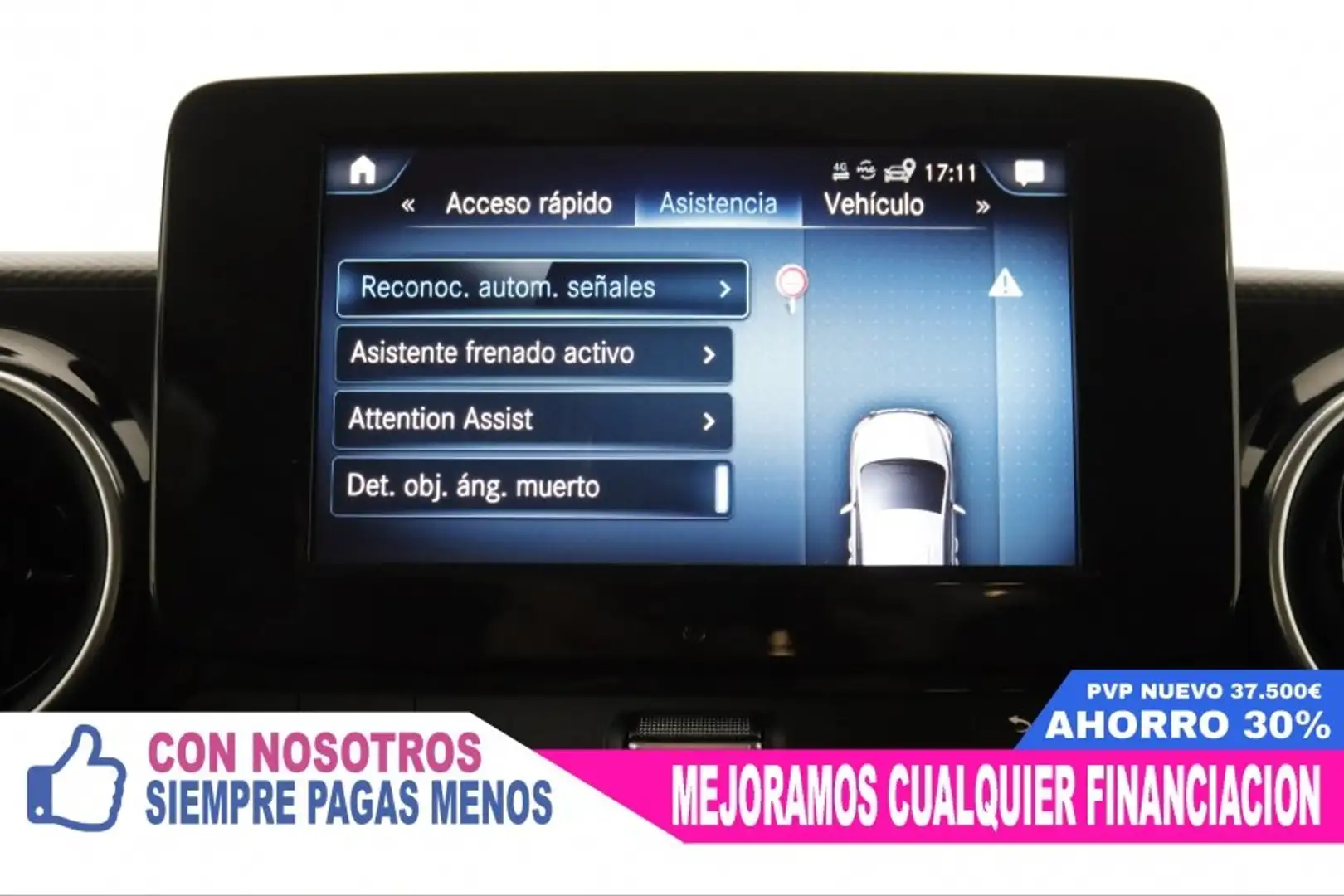 Mercedes-Benz Clase T 180D TOURER LARGO 115cv AUTO 5P # IVA DEDUCIBLE, N Gris - 2