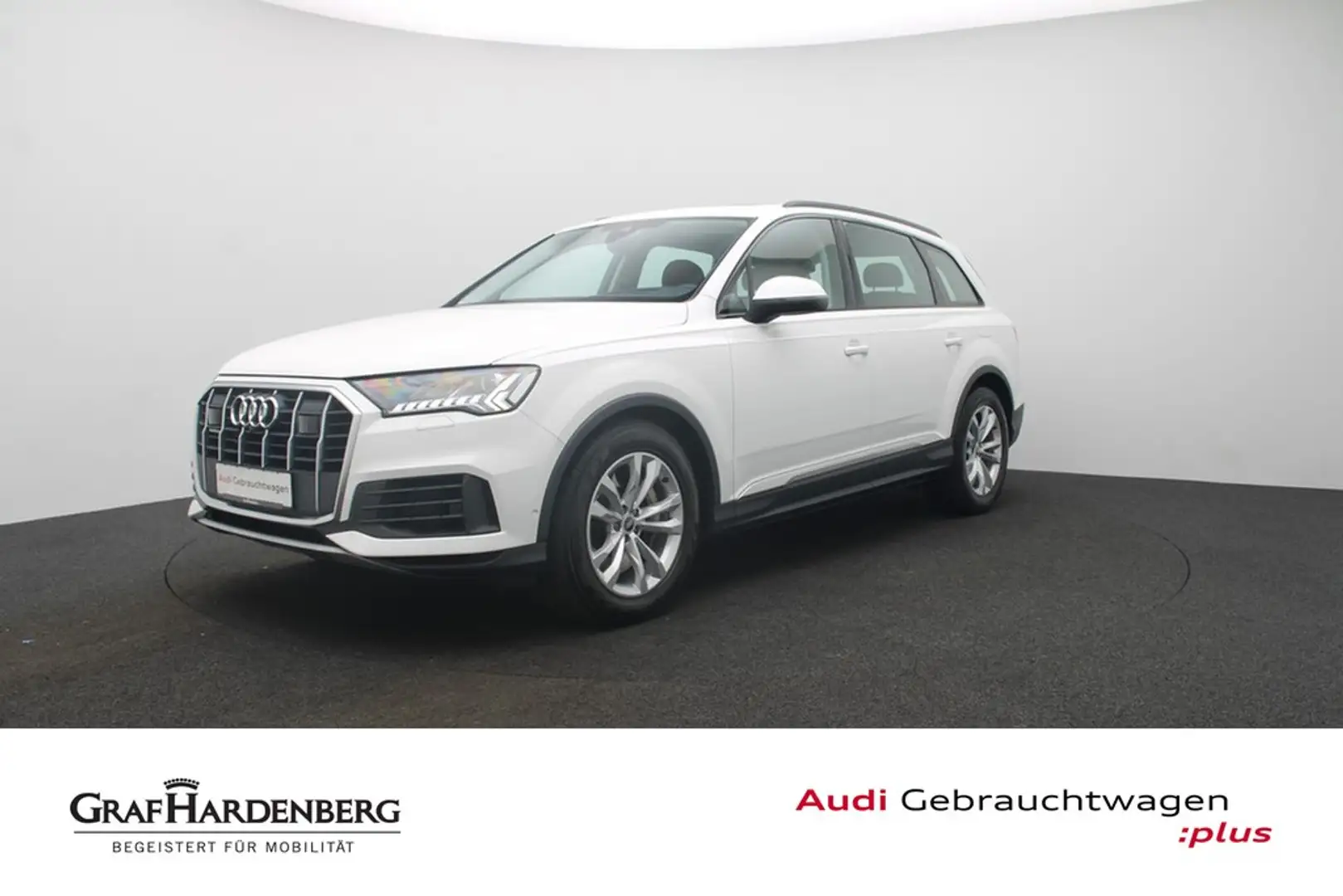 Audi Q7 55 TFSI e quattro . Matrix Navi Pano HuD AHK Weiß - 1