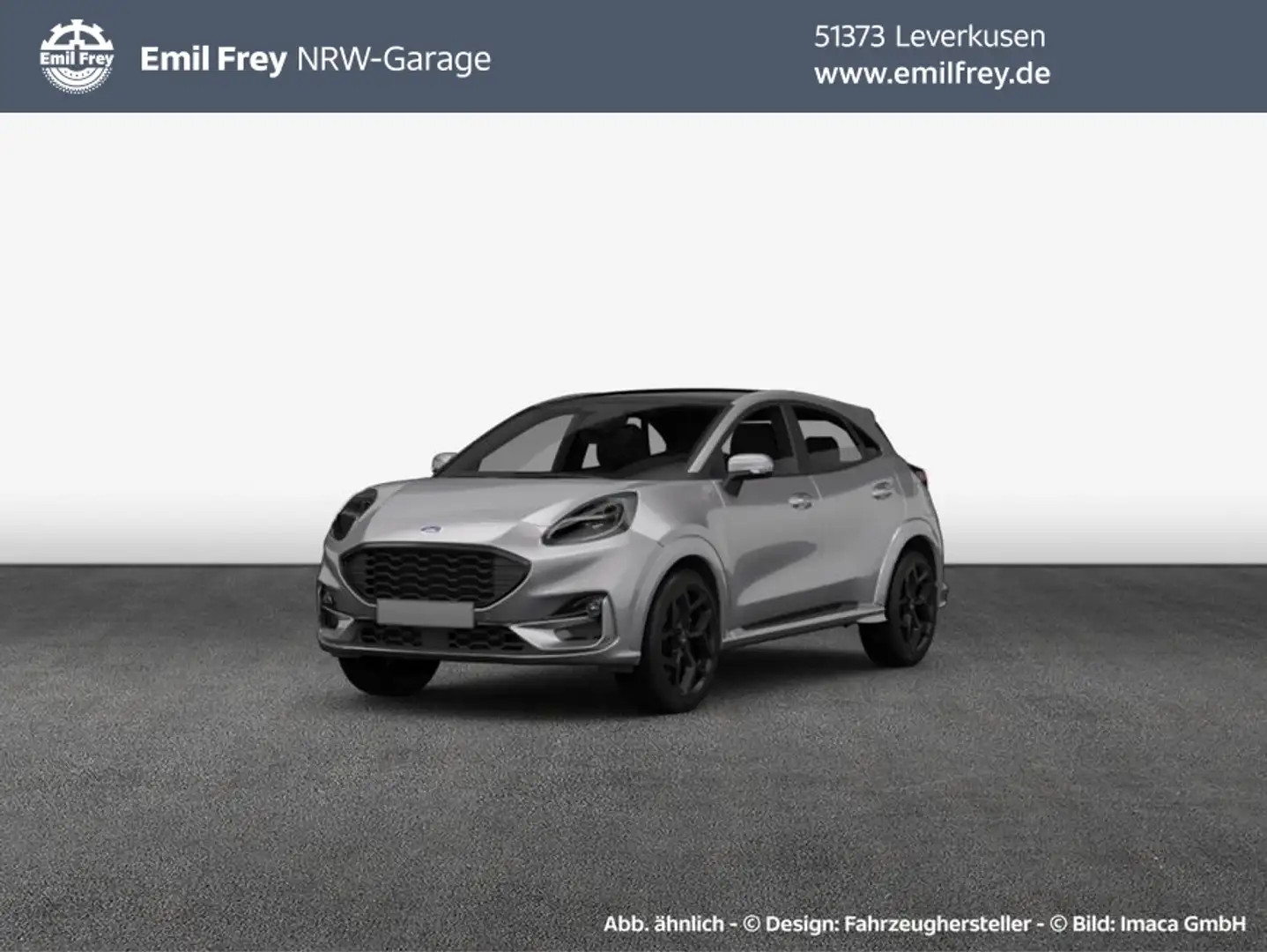 Ford Puma 1.0 EB Hybrid ST-LINE VIGNALE, Silber - 1