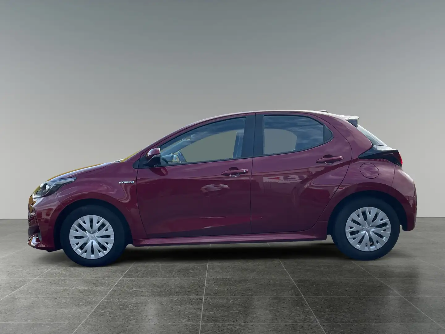 Toyota Yaris 1,5 l Hybrid, 5-türig, Active mit Anhängerkupplun Rouge - 2