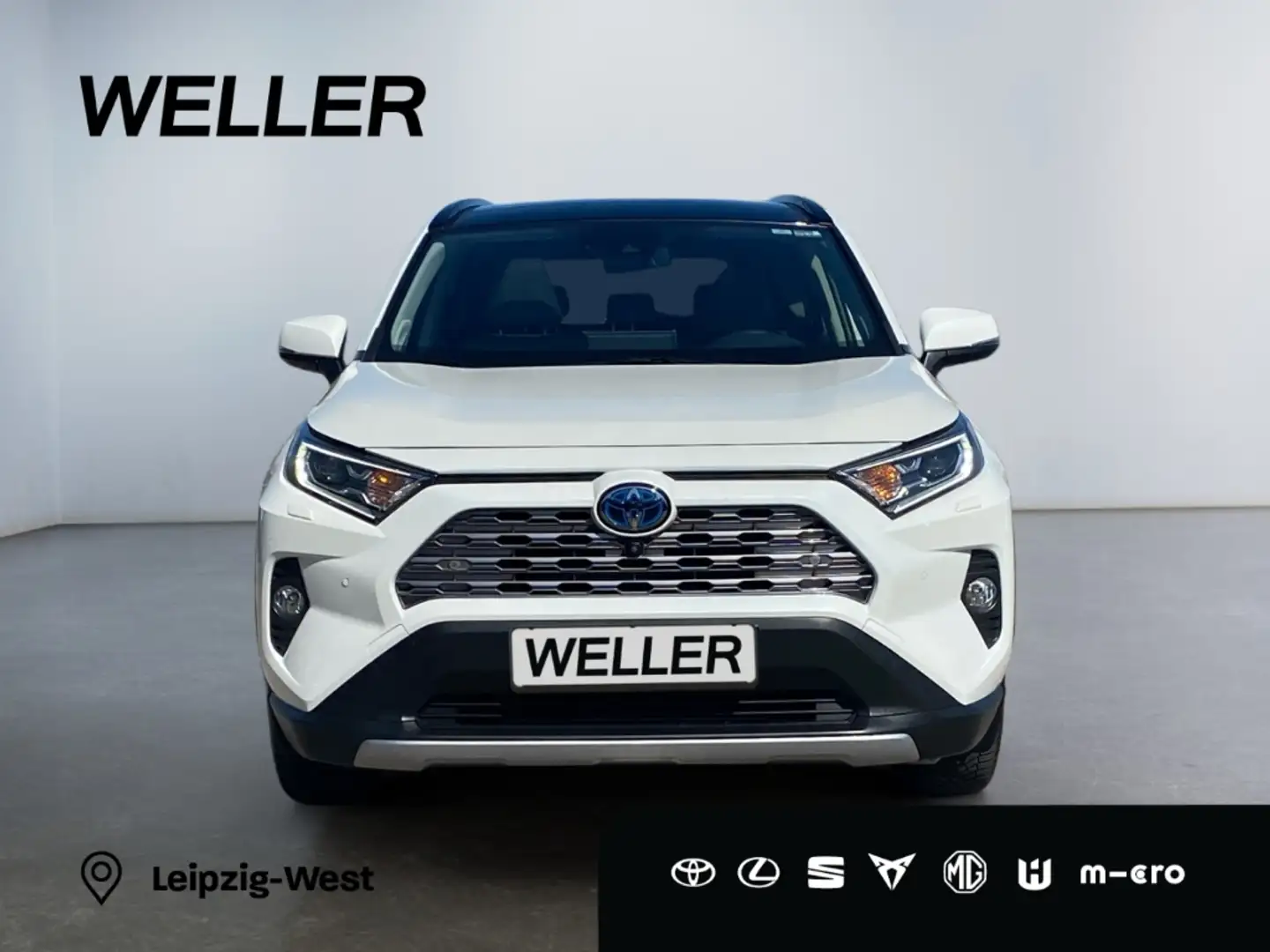 Toyota RAV 4 2.5 4x2 Hybrid Lounge *360°*Leder*JBL*Pano* Weiß - 2
