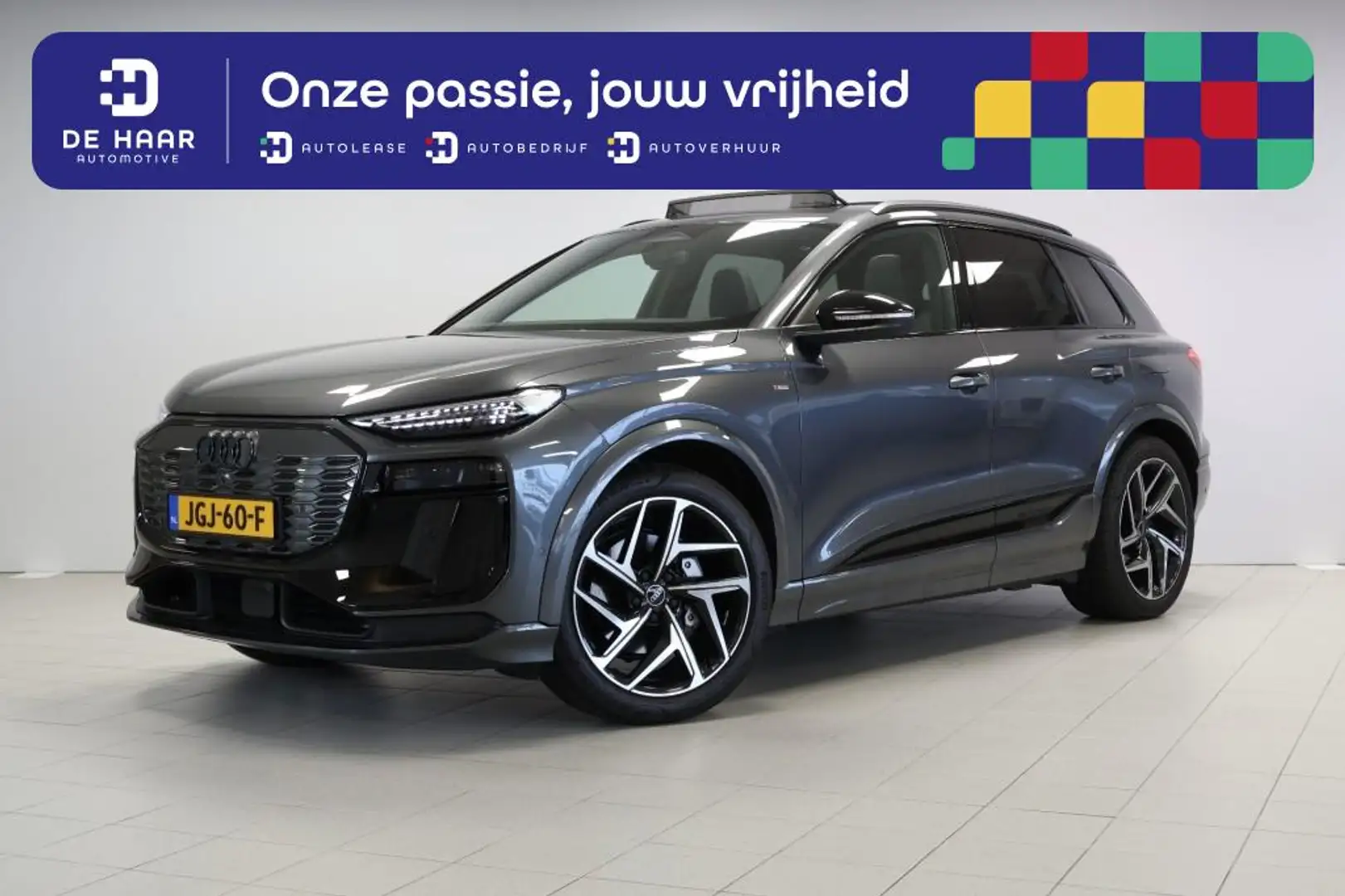 Audi Q6 e-tron S Edition Performance 100 kWh - Pano - Trekhaak - Grijs - 1