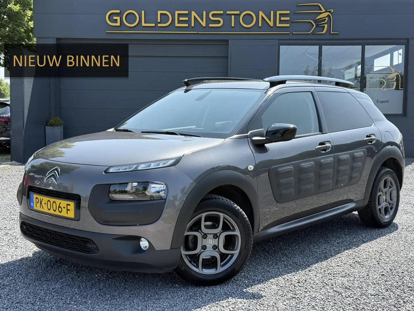 Citroen C4 Cactus 1.2 PureTech Shine Automaat,Dealer Onderhouden,Nav Grijs - 1