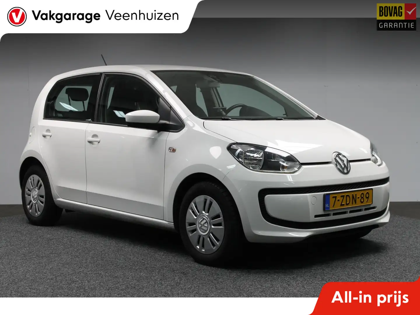 Volkswagen up! 1.0 move up! BlueMotion|Rijklaar prijs|Navi|Airco Blanc - 1