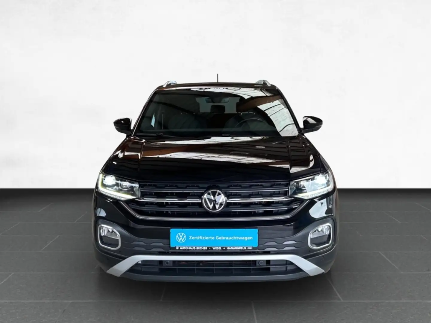 Volkswagen T-Cross 1.0 TSI DSG United /AHK/Navi/LED/Sitzhz Black - 2