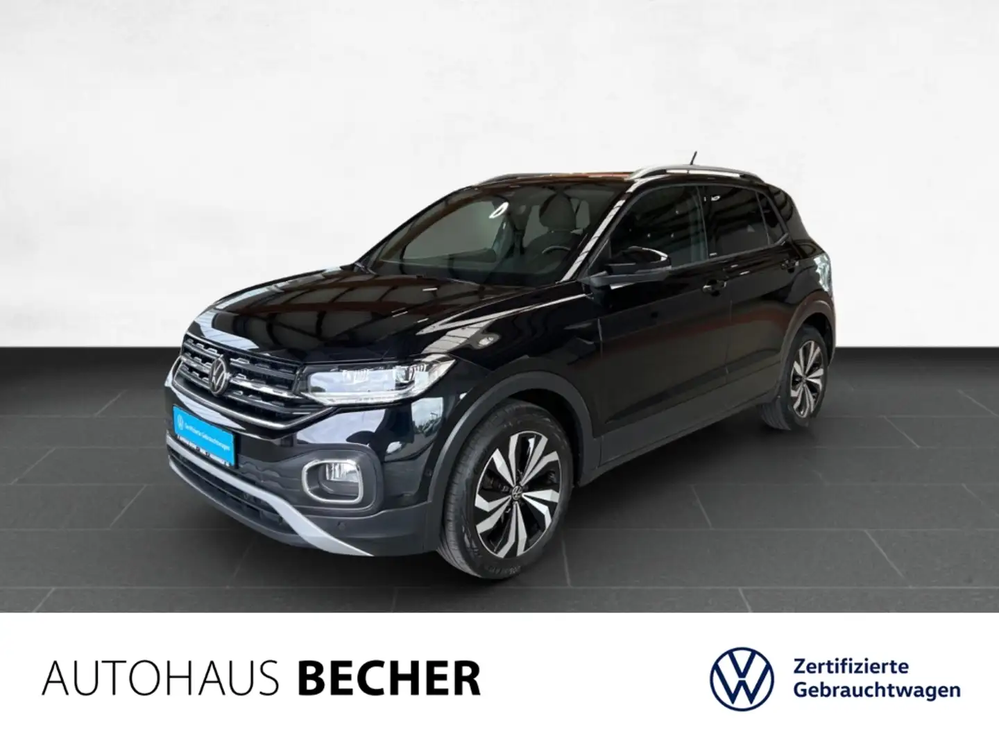 Volkswagen T-Cross 1.0 TSI DSG United /AHK/Navi/LED/Sitzhz Black - 1
