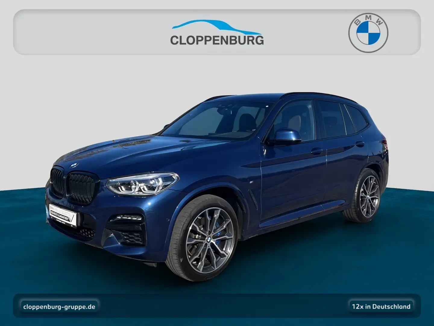 BMW X3 M 40d M Sportpaket Navi+E.Sitze Memo.+SHZ+HiFi Blau - 1