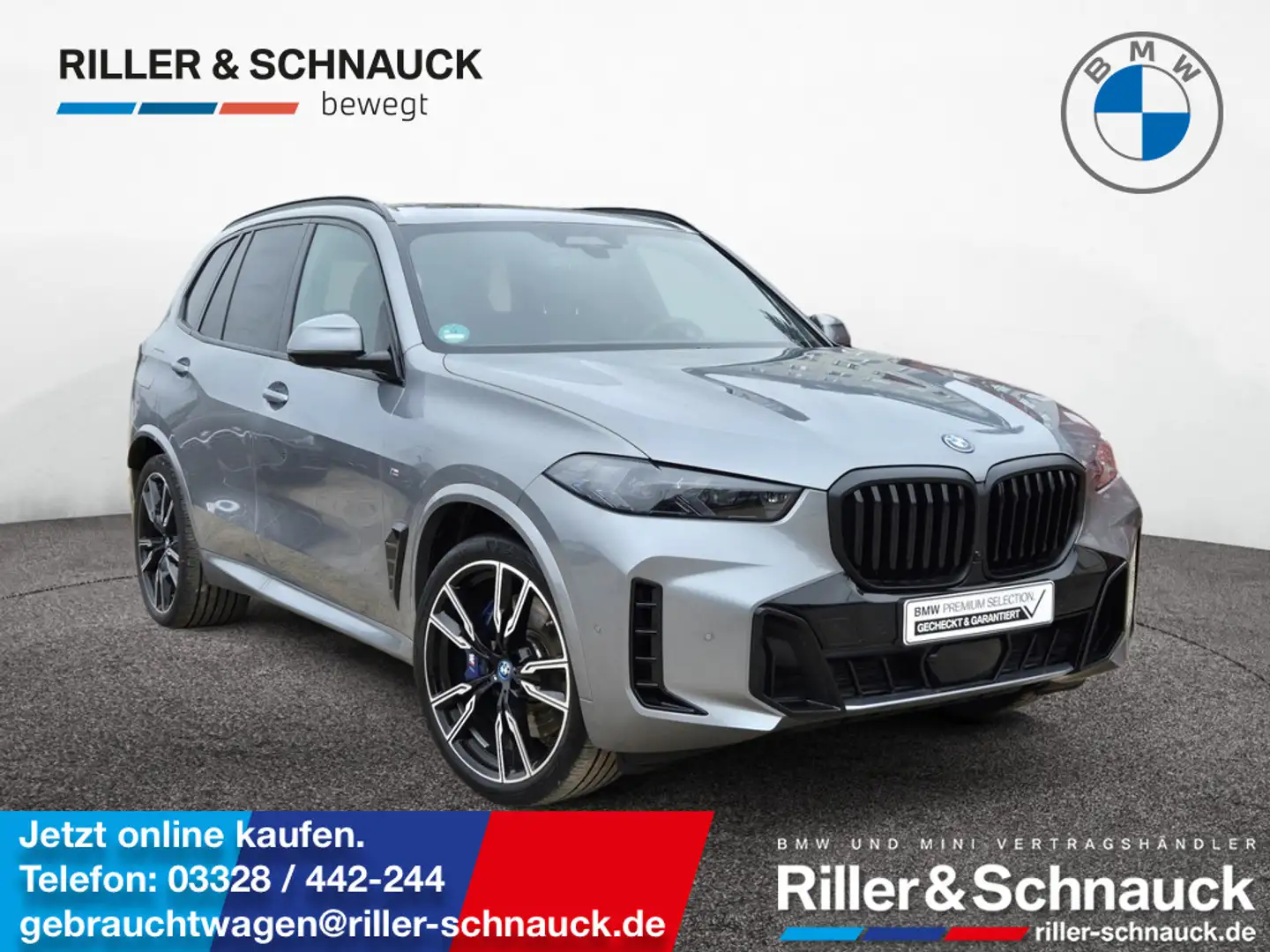 BMW X5 Xd 50e MSport Pro PANO+22 ZOLL+AUTOBAHNASS Grau - 1