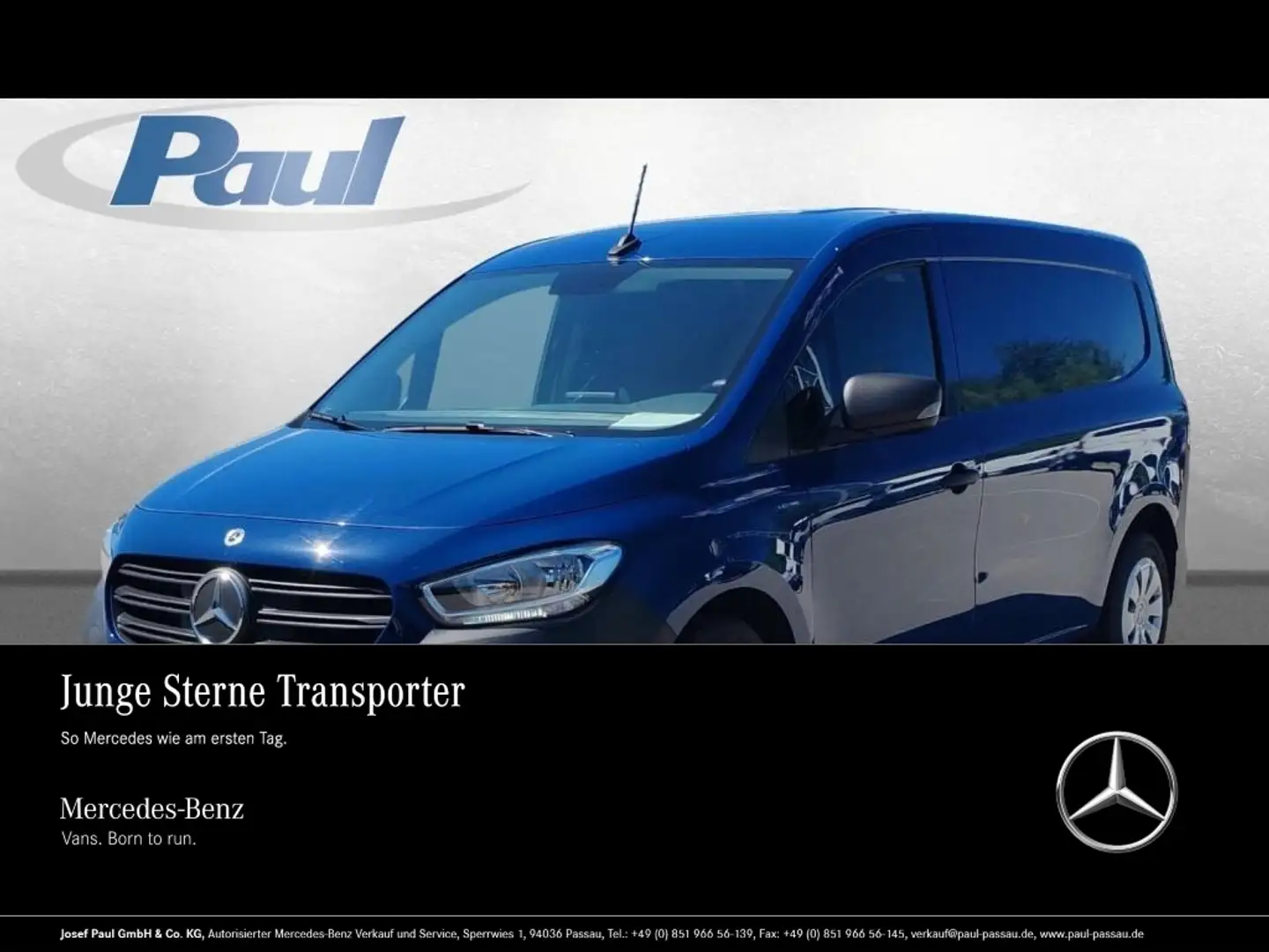 Mercedes-Benz Citan e KA lang MBUX+AC Laden 22 KW+Tempomat Blau - 1