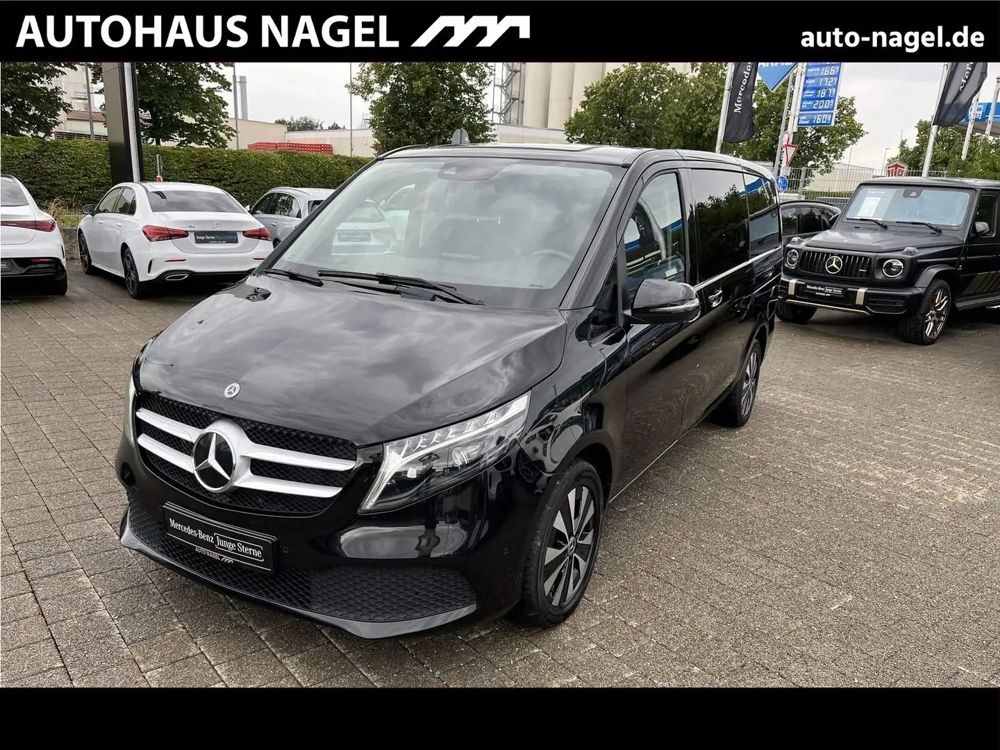 Mercedes-Benz V 250 d lang MBUX Navi Rückfahr-Cam LED-ILS SHZ Schwarz - 1