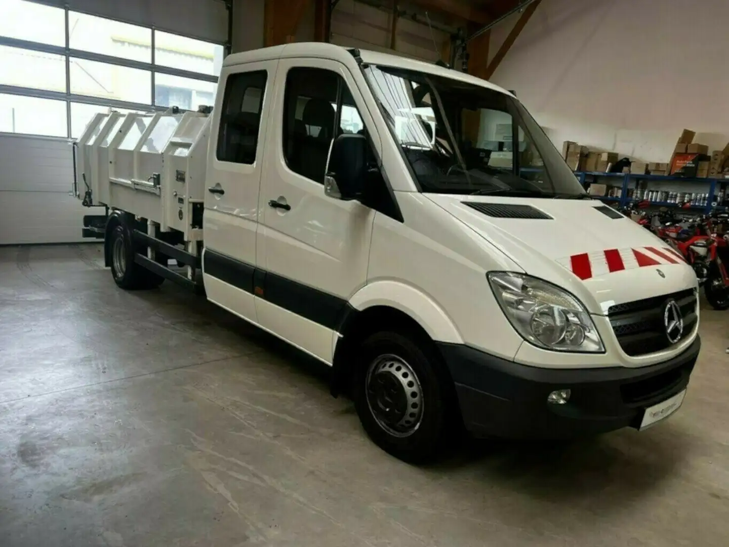 Mercedes-Benz Sprinter 516 CDI Müllwagen Papierkorbsammelfzg. Weiß - 2