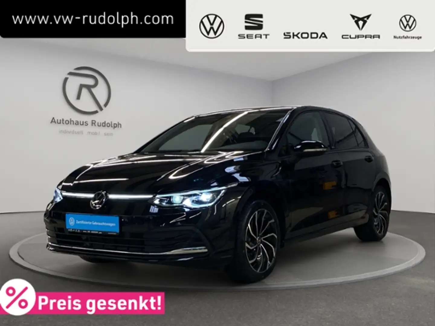 Volkswagen Golf VIII 1.5 TSI Move / Navi DAB+ LED Schwarz - 1