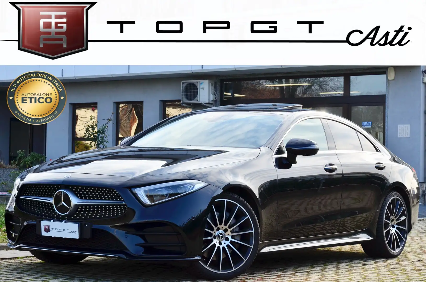 Mercedes-Benz CLS 400 Coupe Premium Plus 4matic 340cv auto TETTO PERMUTE Nero - 1