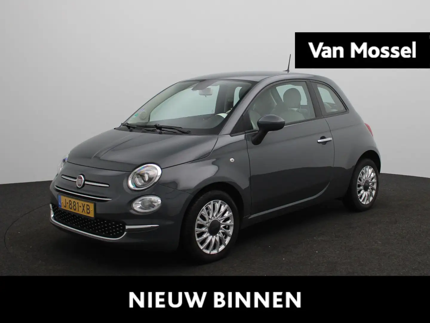 Fiat 500 1.0 Hybrid Lounge | Apple Carplay | Airco | Led Ve Grijs - 1
