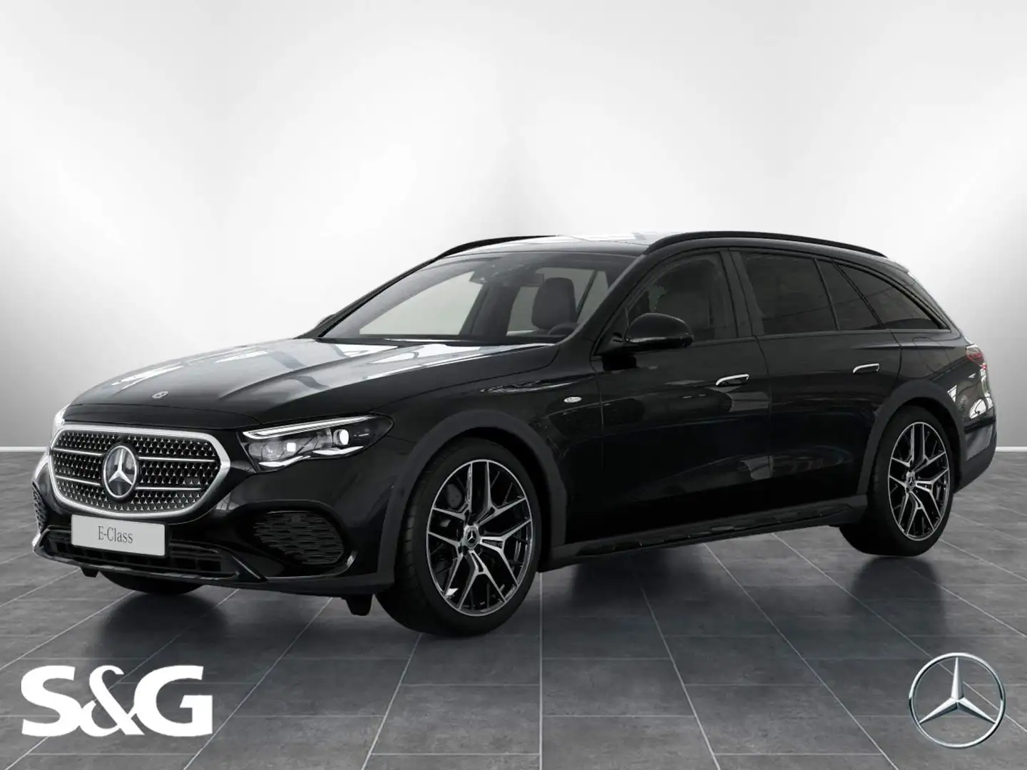 Mercedes-Benz E 300 de 4M T MBUX+360°+DIG-LED+Pano+AHK+All-T+ Noir - 1