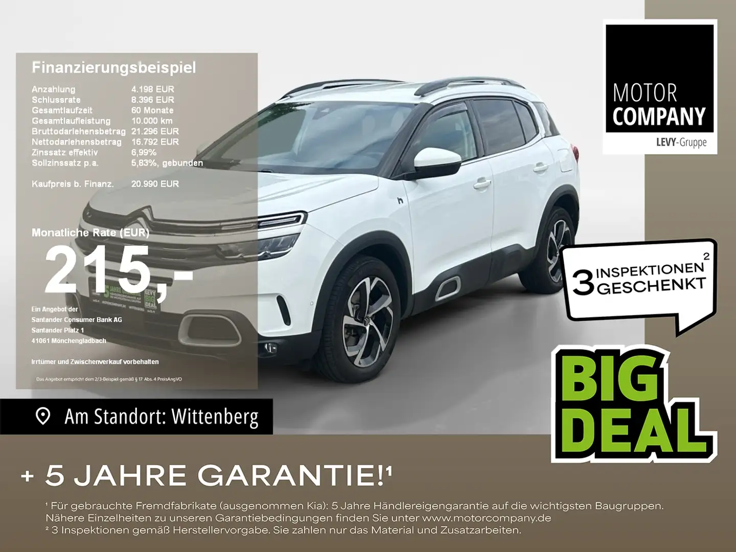 Citroen C5 Aircross Hybrid 225 plug in LED*Drive Assist* Wit - 1