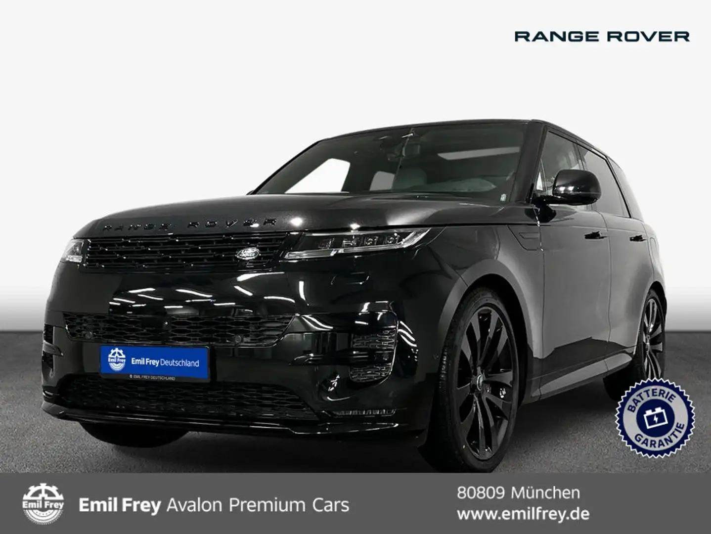 Land Rover Range Rover Sport P460e Hybrid Dynamic HSE Schwarz - 1