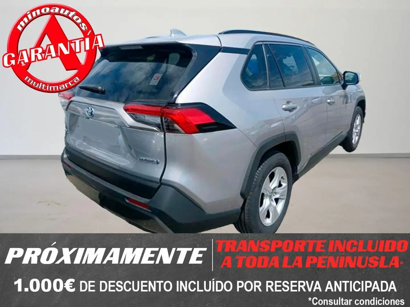 Toyota RAV 4 Rav4 2.5 HYBRID 220H Grijs - 2