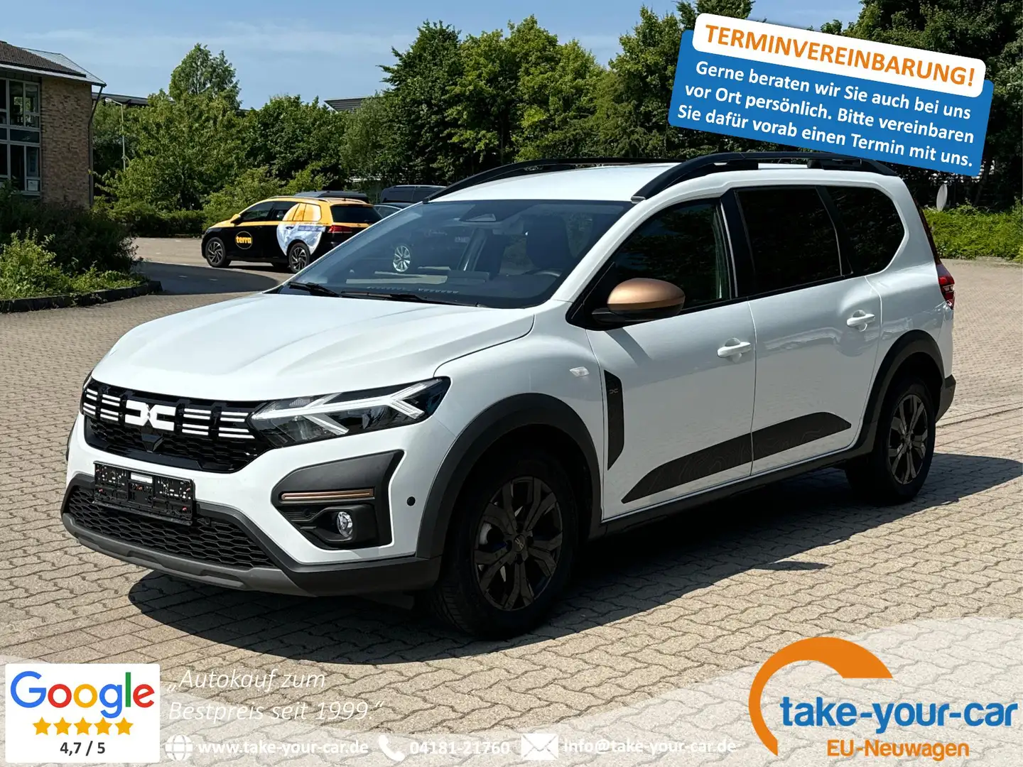 Dacia Jogger Extreme 7-SITZER+LED+SHZ+ALU+KAMERA+DAB 1.0 TCe... Weiß - 1