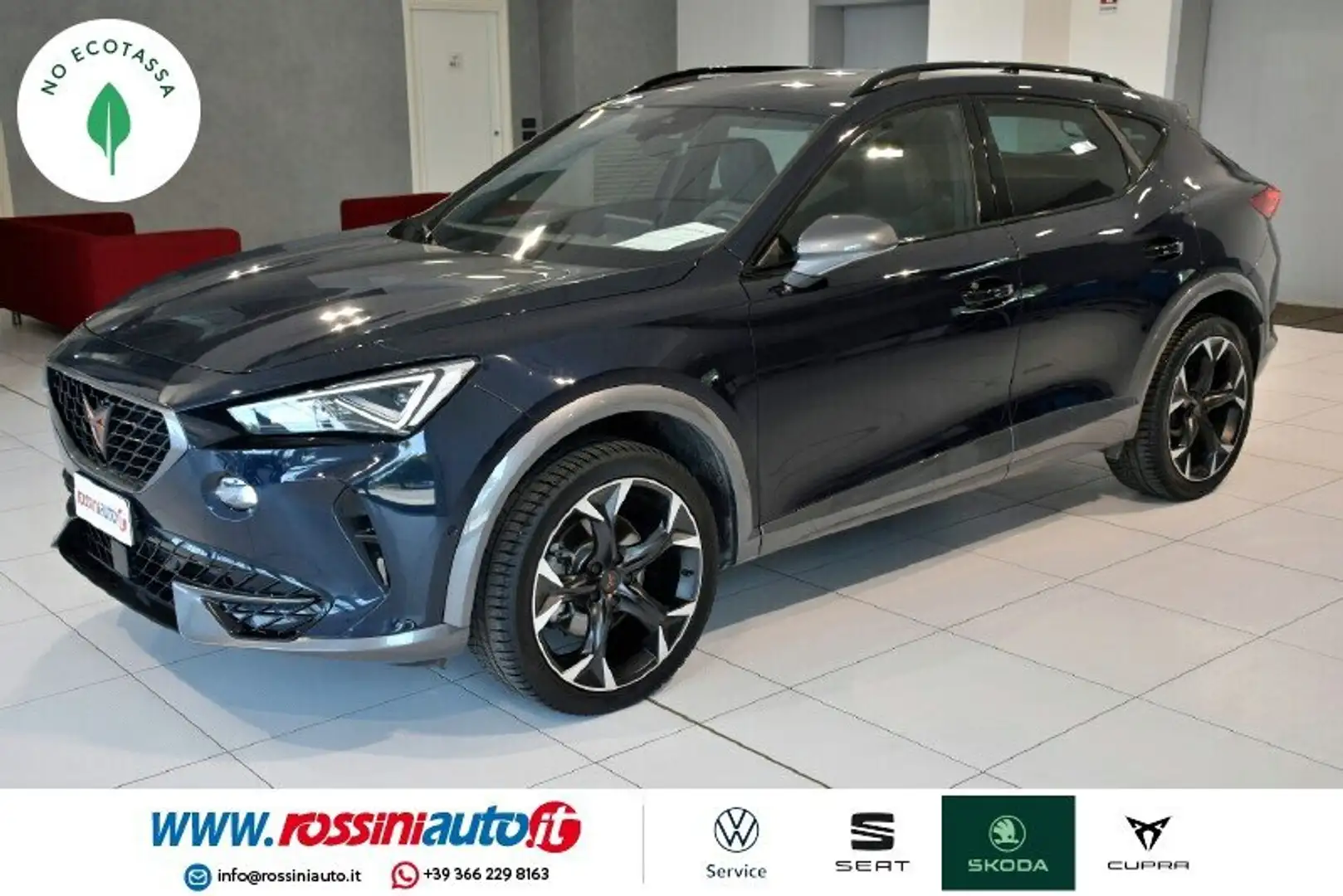CUPRA Formentor 2.0 TDI 150 CV DSG 4DRIVE R19 + TECH PACK 12 SAFE& Blu/Azzurro - 1