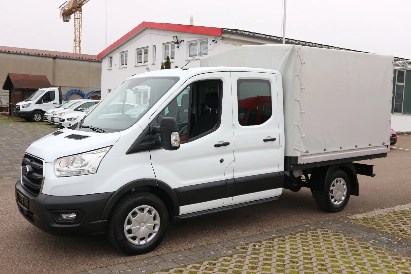 Ford Transit Pritsche 350 L2 Doppelkabine Allrad Blanco - 1