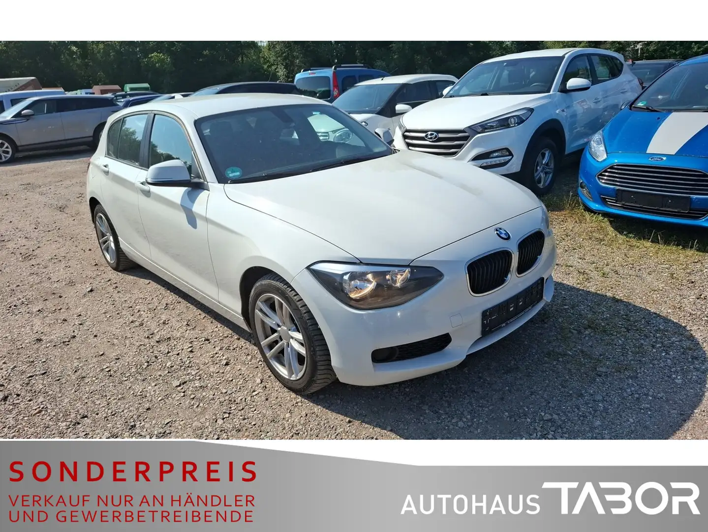 BMW 114 Klimaautomatik PDC SHZ el.FH Weiß - 2