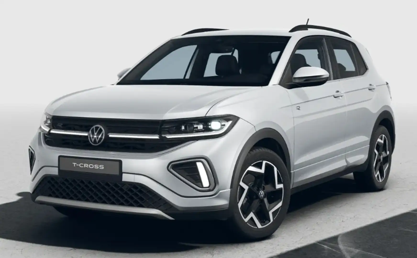 Volkswagen T-Cross R-Line 1.5 l TSI ACT OPF DSG Matrix ACC Grau - 2
