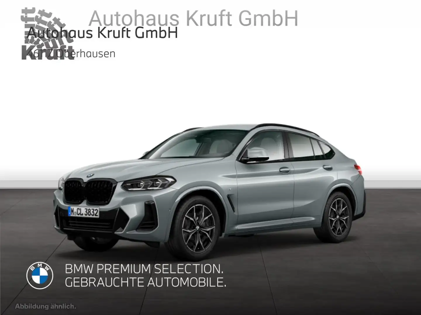 BMW X4 xDrive20d M SPORT+NAVI+AHK+KAMERA+SITZHZ+LED Grau - 2