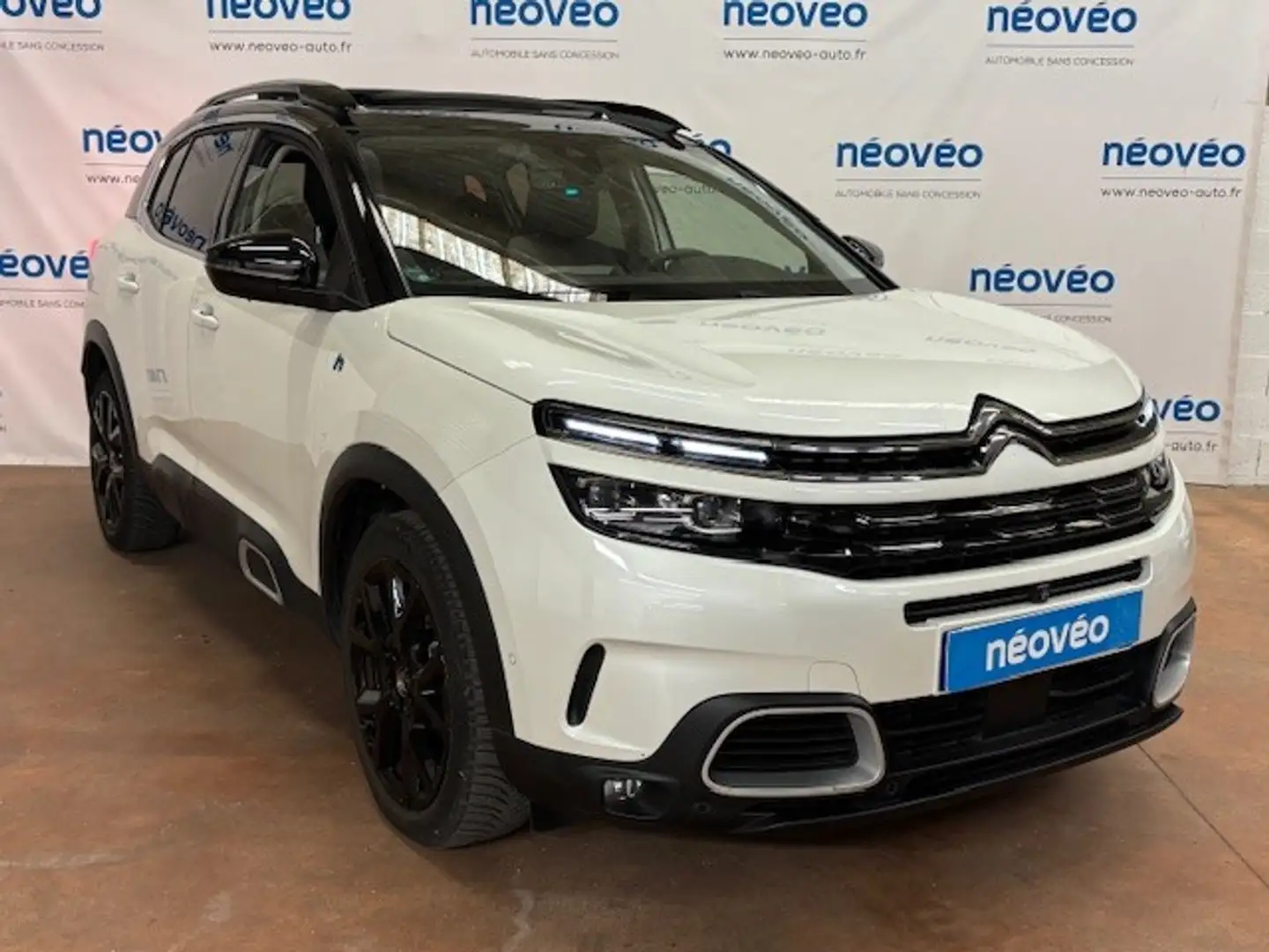 Citroen C5 Aircross HYBRID 225CH SHINE PACK E-EAT8 TOIT OUVRANT Blanc - 2