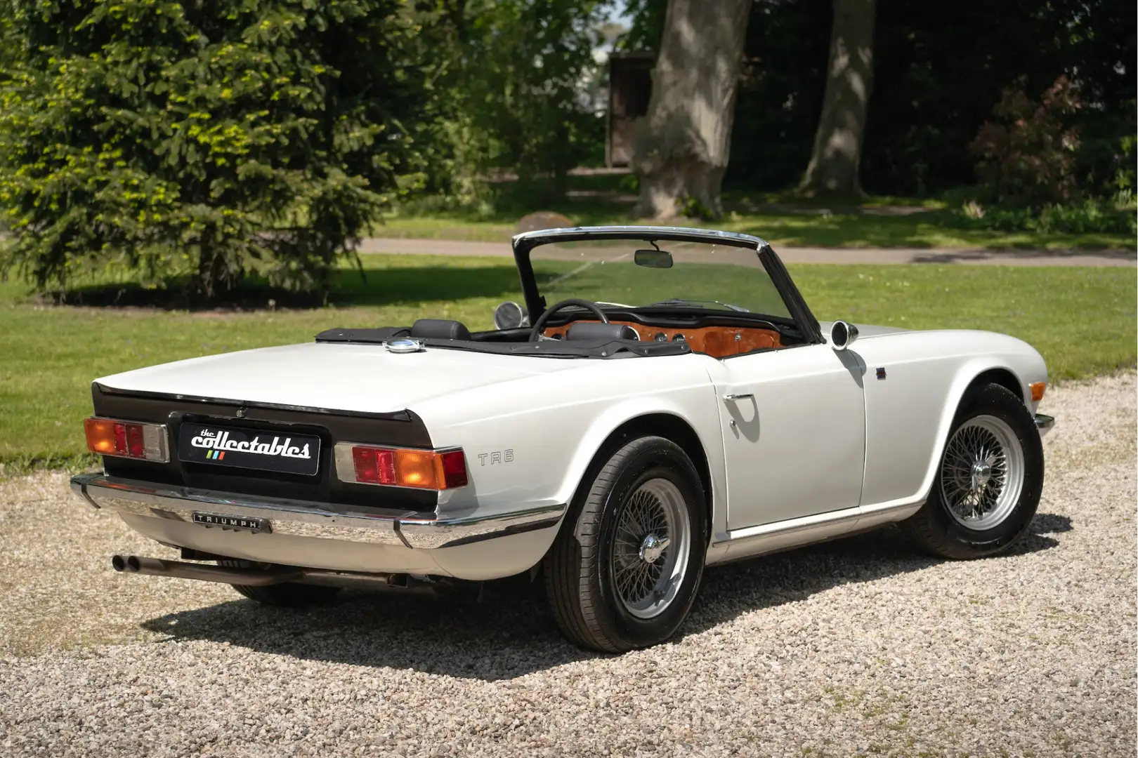 Triumph TR6 Soft Top Wit - 2
