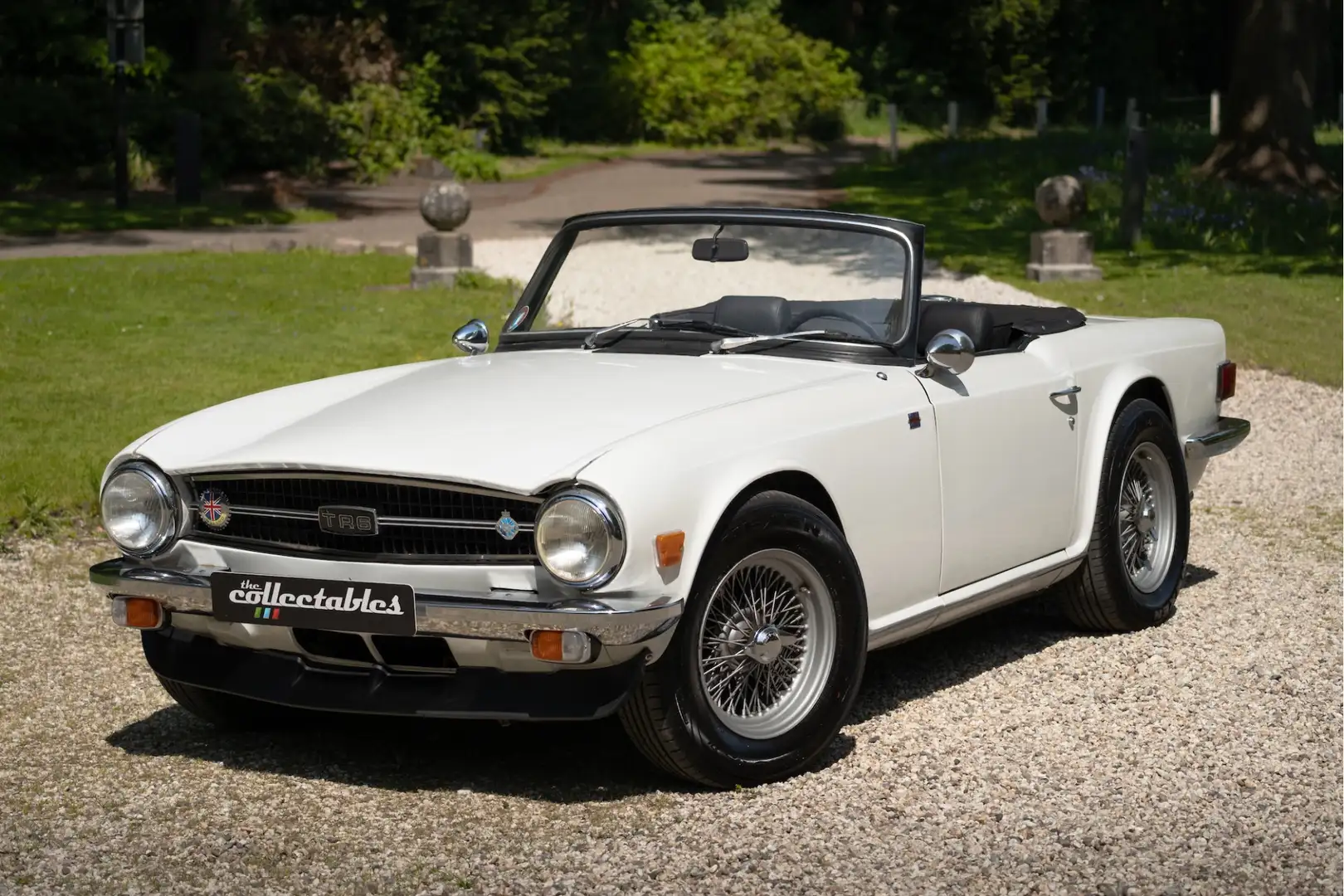 Triumph TR6 Soft Top Wit - 1