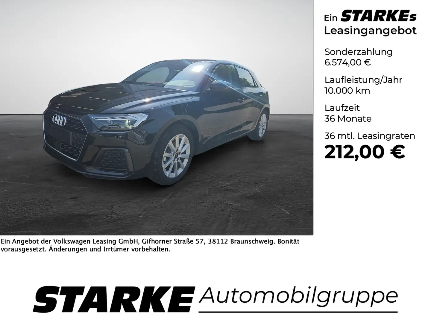 Audi A1 Sportback 30 TFSI S tronic advanced LED RFK SHZ... Schwarz - 1