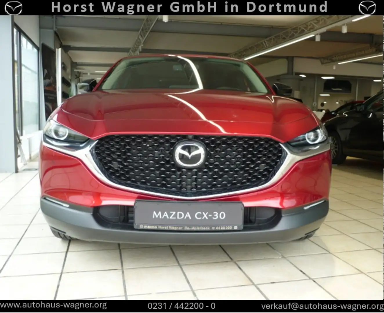 Mazda CX-30 Homura 140 PS *Navi*Kamera*Tageszulassung* Červená - 1